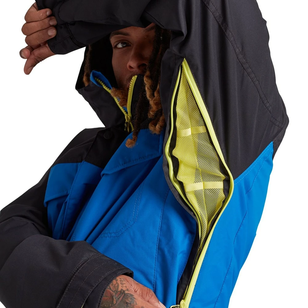 Burton Covert Winterjacke True Black/Lapis Blue Herren – Bild 2