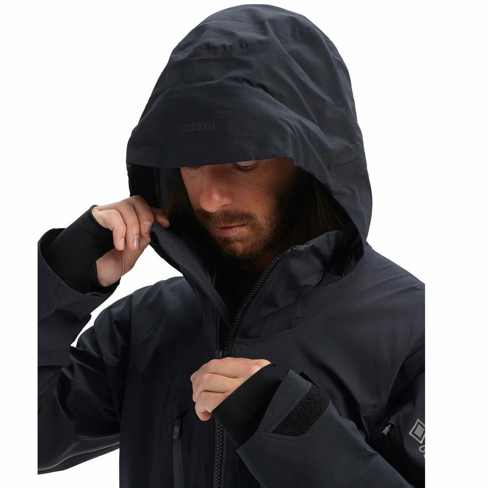 AK Burton Gore-Tex Hover Stretch Snowboardjacke True Black Herren – Bild 5