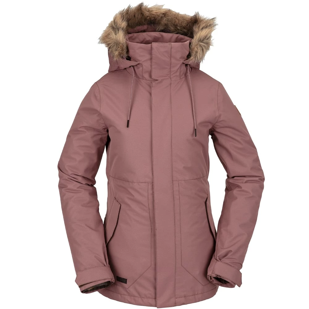 Volcom Fawn Insulated Winterjacke Rose Wood Damen