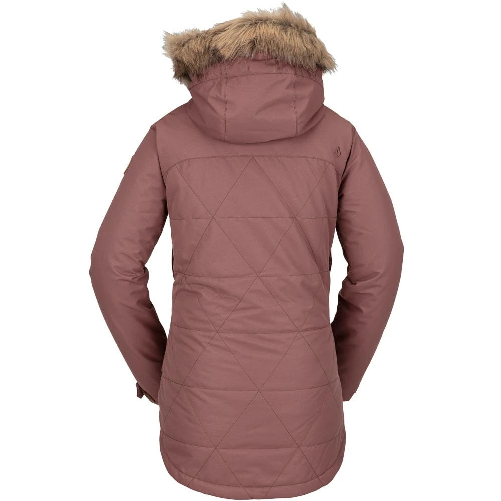 Volcom Fawn Insulated Winterjacke Rose Wood Damen – Bild 2