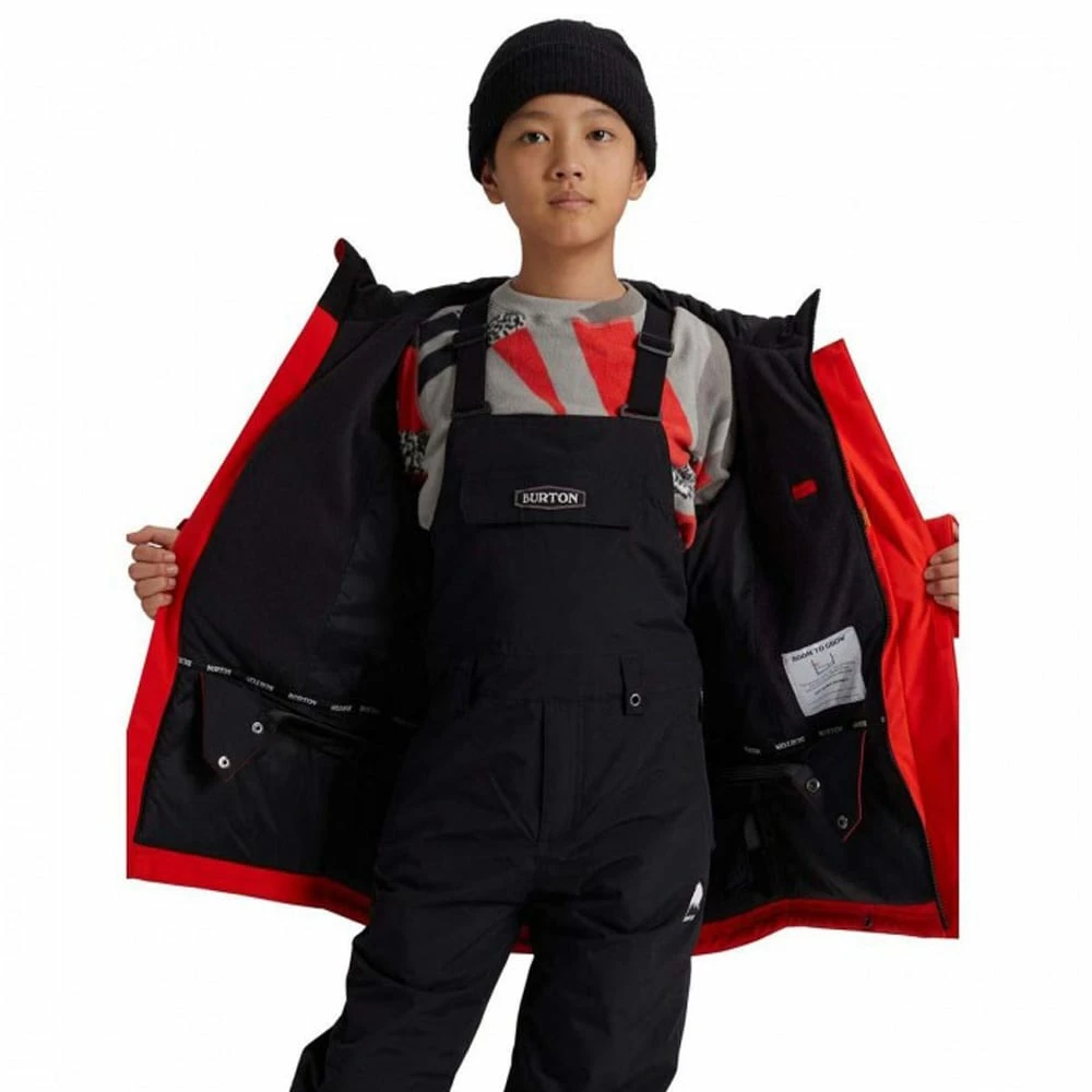 Burton Uproar Snowboardjacke Flame Scarlet Kinder – Bild 2