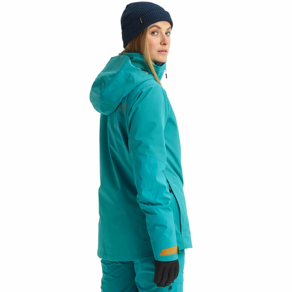 AK Burton Gore-Tex Embark Snowboardjacke Green-Blue Slate Damen – Bild 2