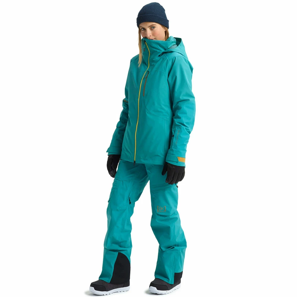 AK Burton Gore-Tex Embark Snowboardjacke Green-Blue Slate Damen – Bild 7
