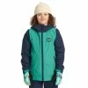Burton Boys Game Day Skijacke Green-Blue Slate/Dress Blue Kinder