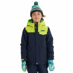 Burton Dugout Skijacke Dress Blue/Tender Shoots Kinder