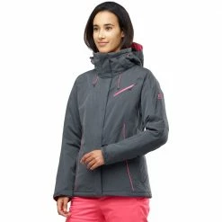 Salomon Fantasy Funktionsjacke Ebony Heather Damen
