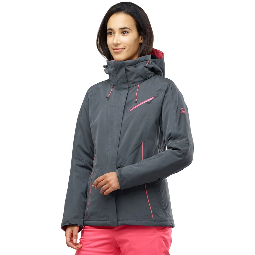 Salomon Fantasy Funktionsjacke Ebony Heather Damen