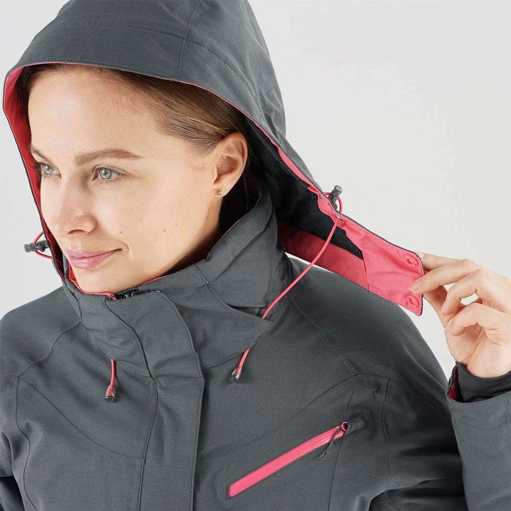 Salomon Fantasy Funktionsjacke Ebony Heather Damen – Bild 4