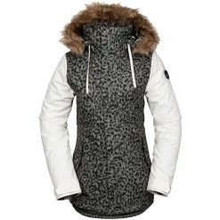 Volcom Fawn Insulated Funktionsjacke Leopard Damen