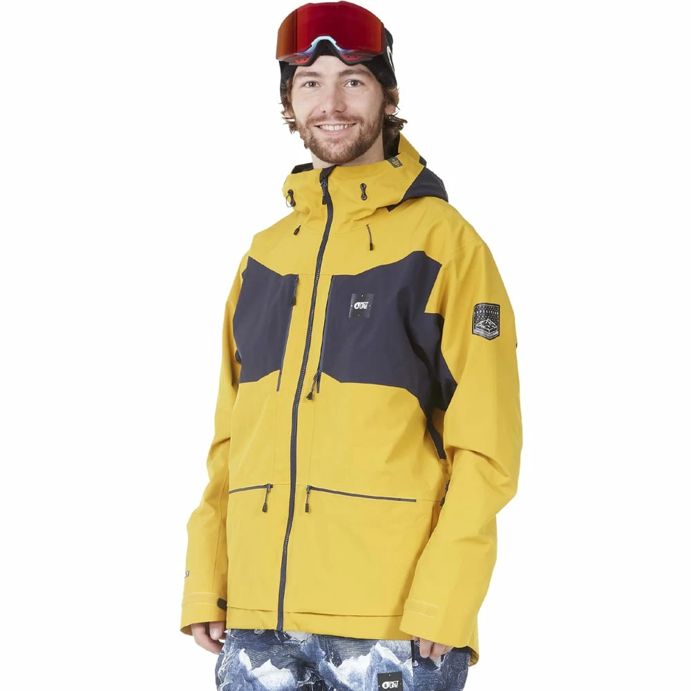 Picture Naikoon Skijacke Safran Herren – Bild 2