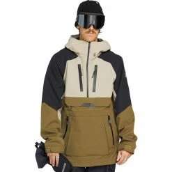Volcom Brighton Pullover Skijacke Dark Khaki Herren
