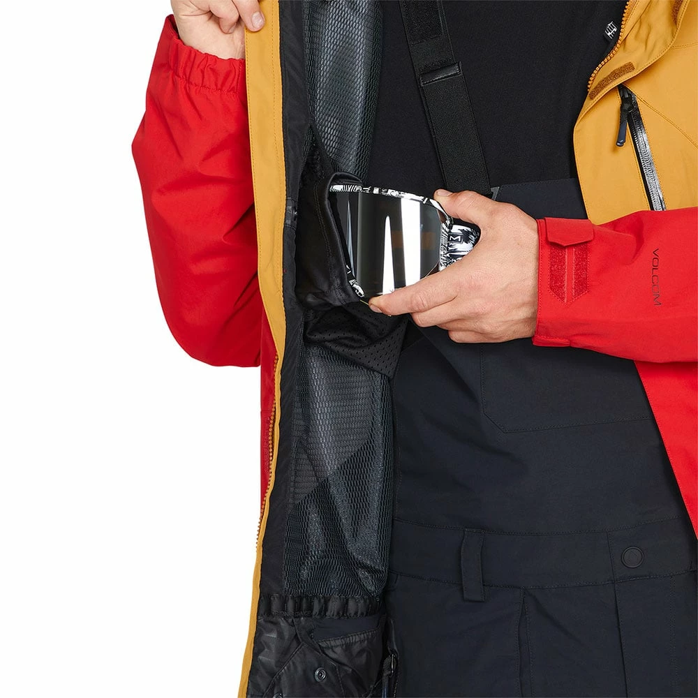Volcom L Gore-Tex Skijacke Caramel Herren – Bild 6